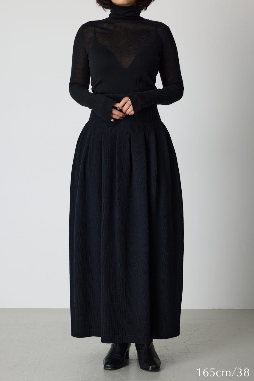 12/17- order start High waist bomber knit SK BLK 36