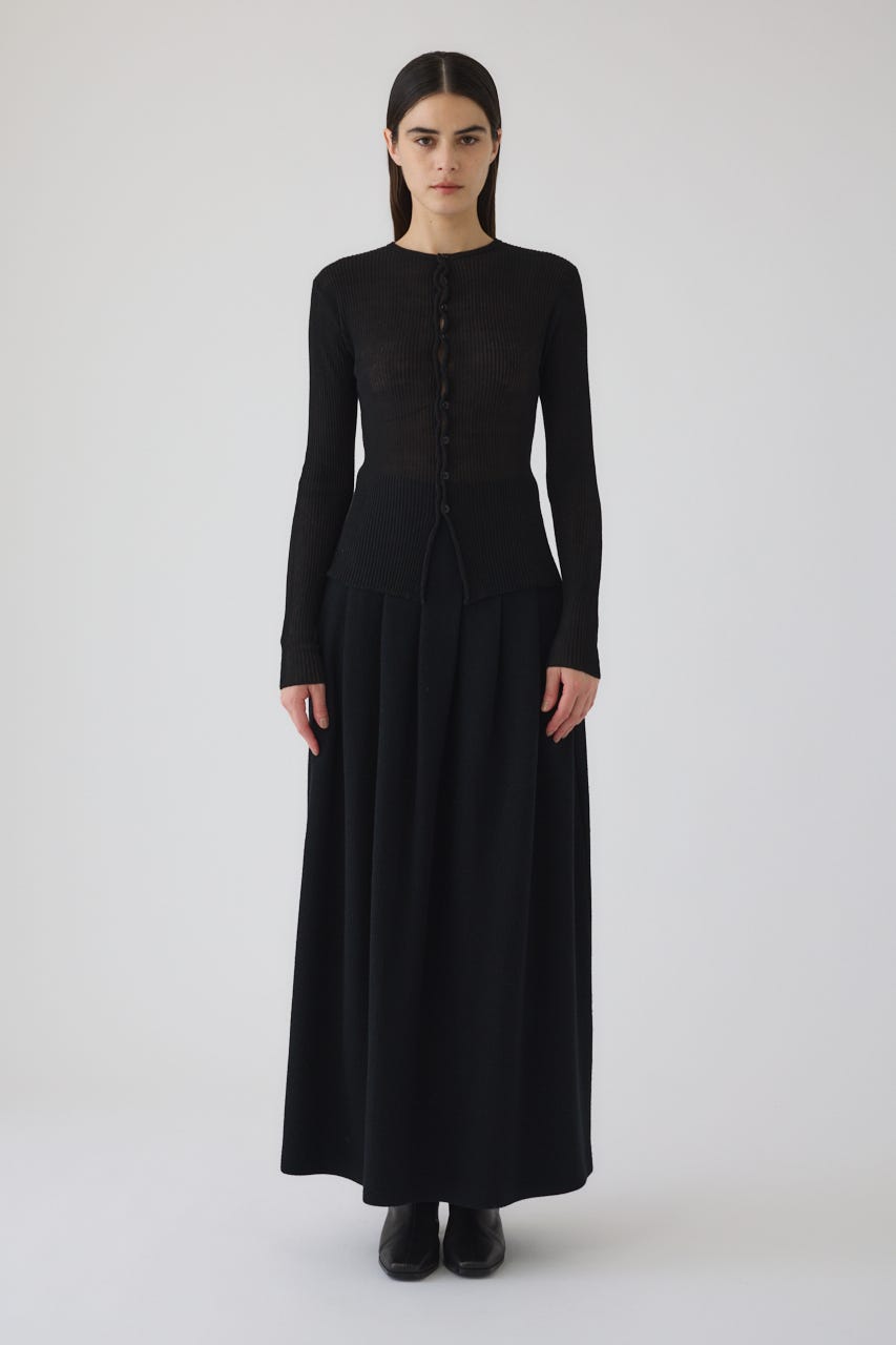 12/17- order start High waist bomber knit SK BLK 36