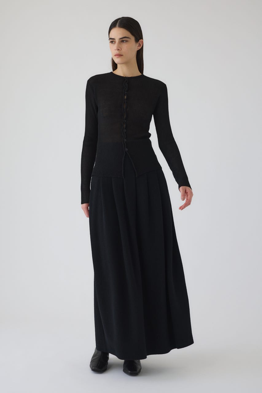 12/17- order start High waist bomber knit SK BLK 36