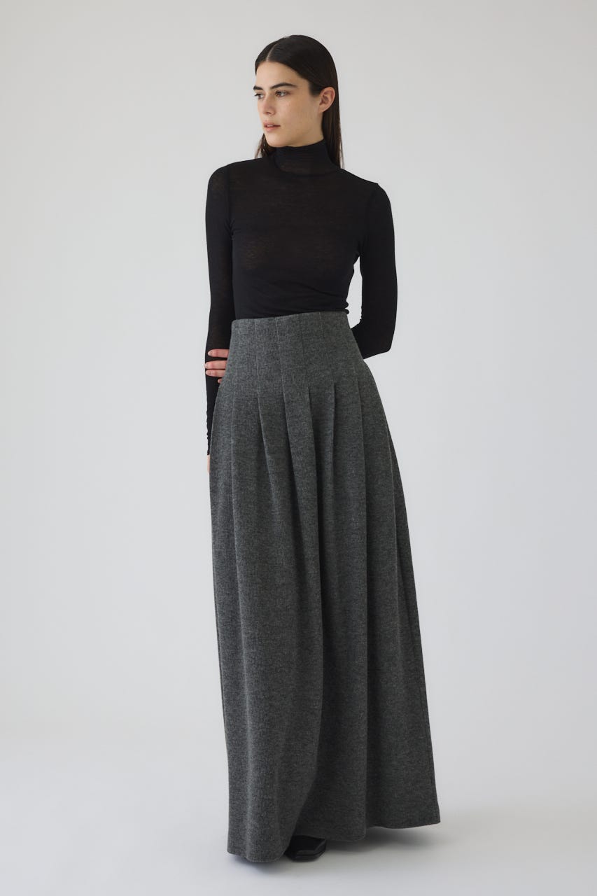 12/17- order start High waist bomber knit SK GRY 38