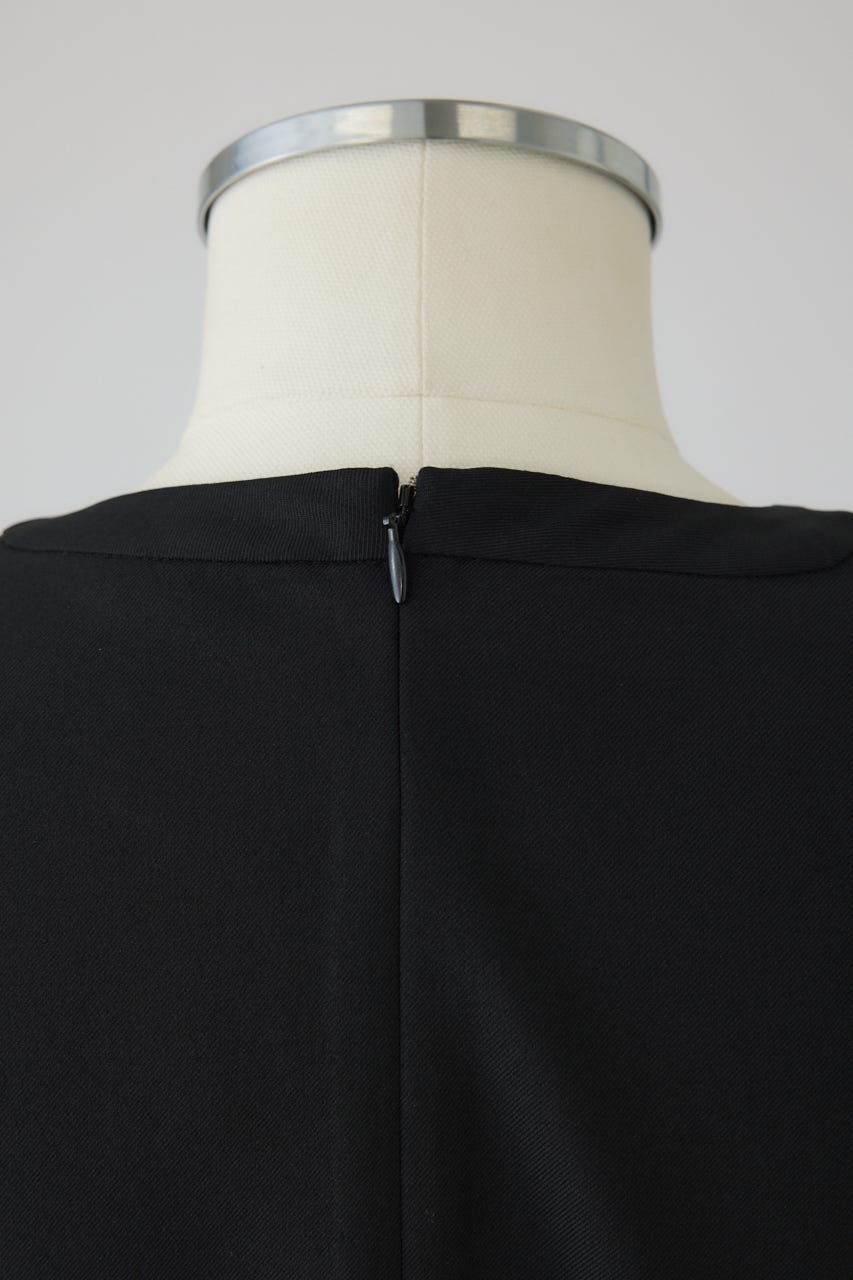 2/18- order start Oversize woven L/S T-SH BLK FREE