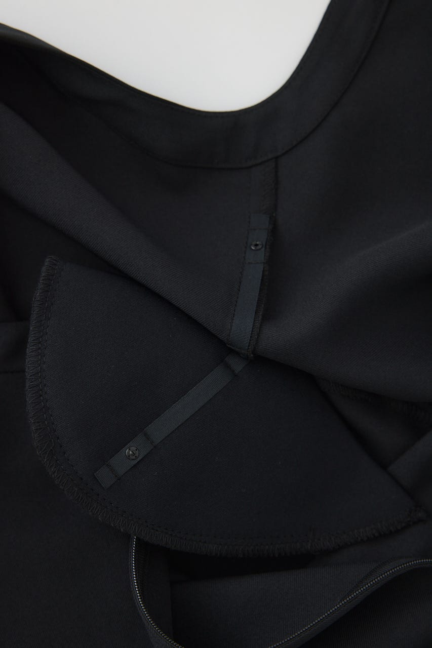 2/18- order start Oversize woven L/S T-SH BLK FREE