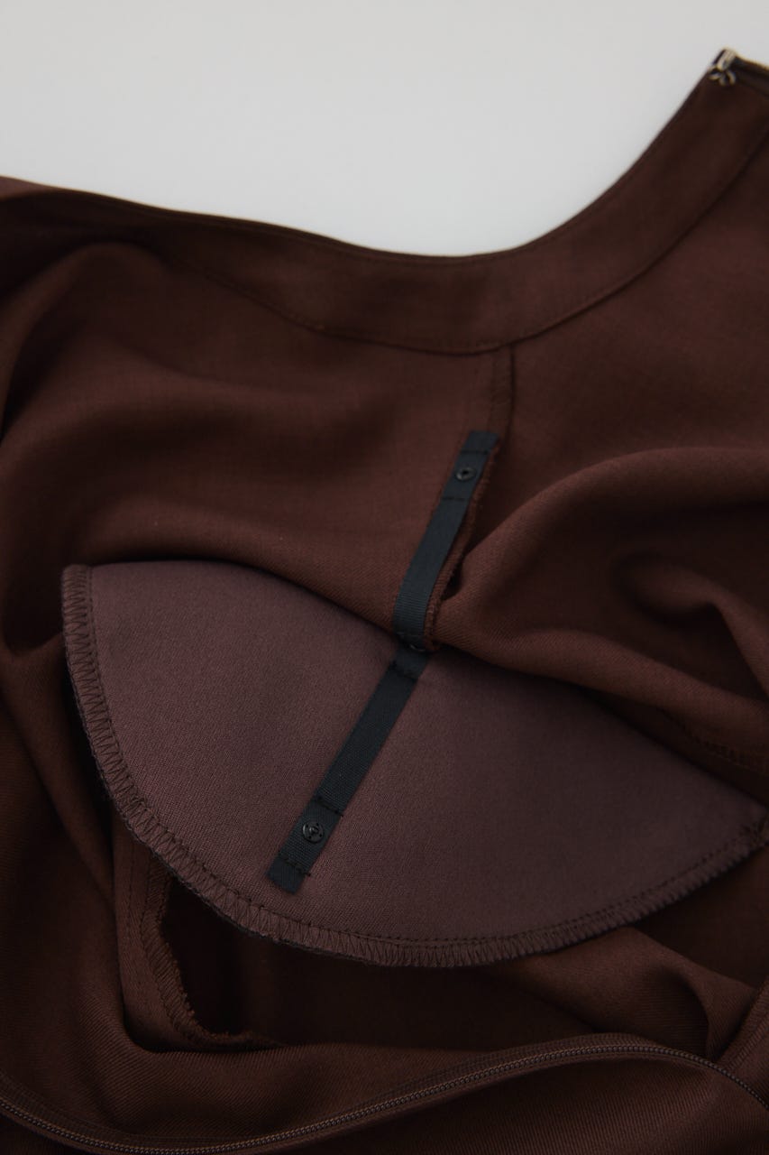 2/18- order start Oversize woven L/S T-SH BRN FREE