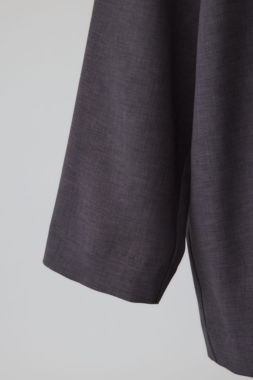 2/18- order start Oversize woven L/S T-SH C.GRY FREE