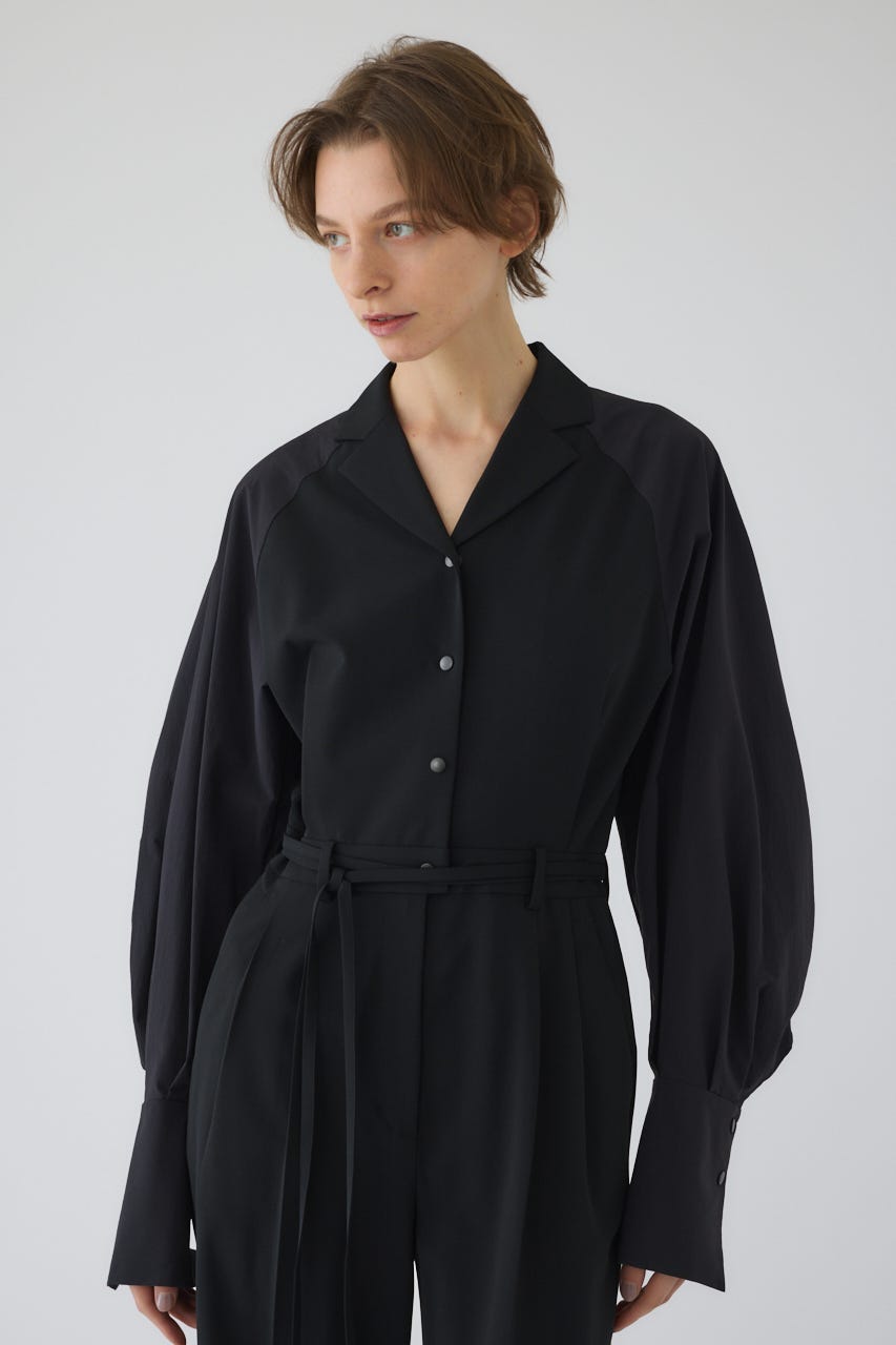 2/18- order start Raglan sleeve jumpsuit BLK 38
