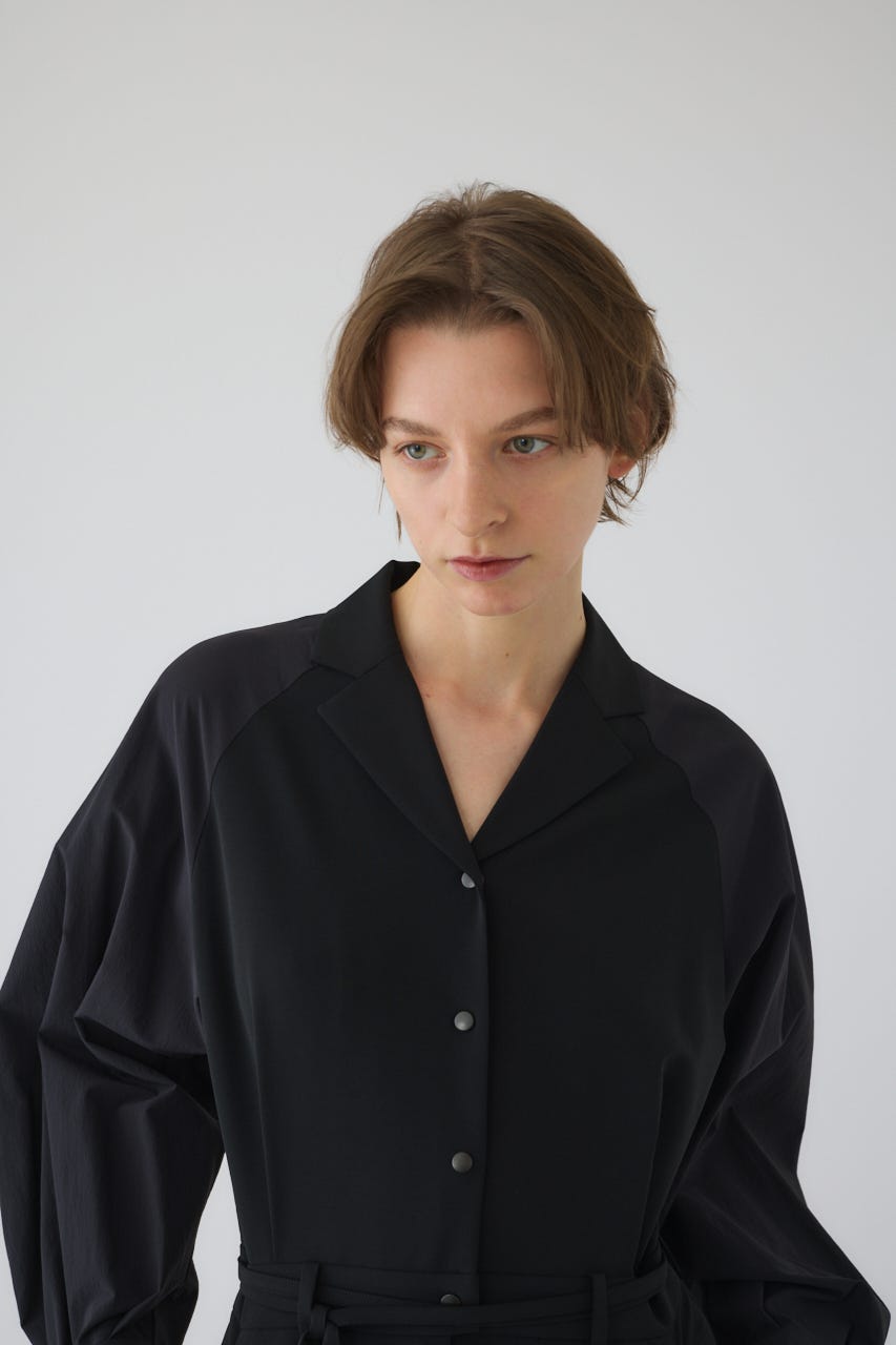 2/18- order start Raglan sleeve jumpsuit BLK 38