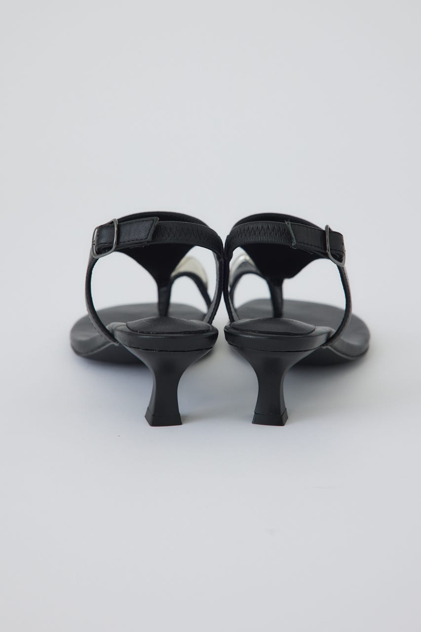 5/1- order start Motif toe thong sandal BLK 39