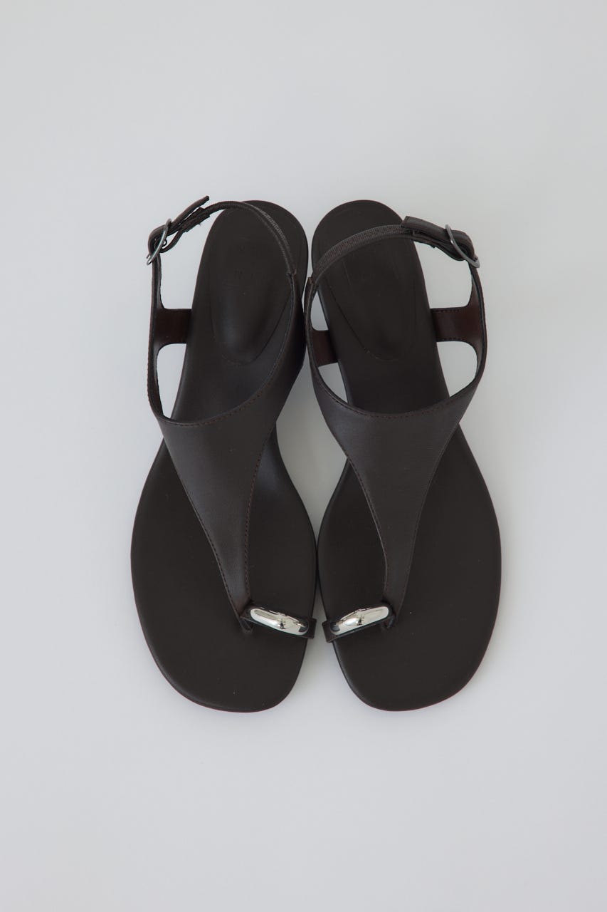 5/1- order start Motif toe thong sandal BRN 37