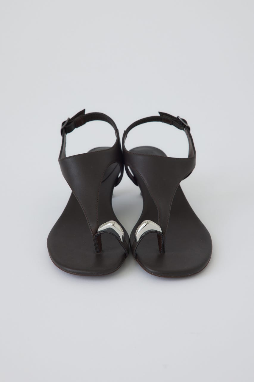 5/1- order start Motif toe thong sandal BRN 37