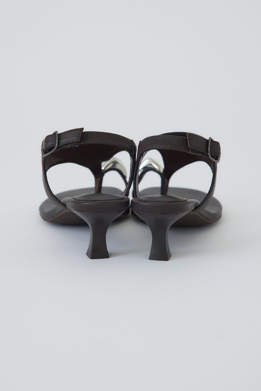5/1- order start Motif toe thong sandal BRN 37