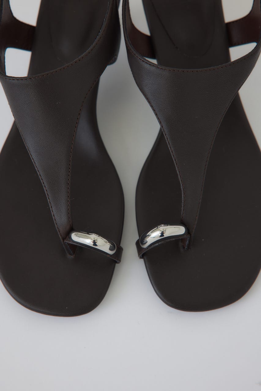 5/1- order start Motif toe thong sandal BRN 37