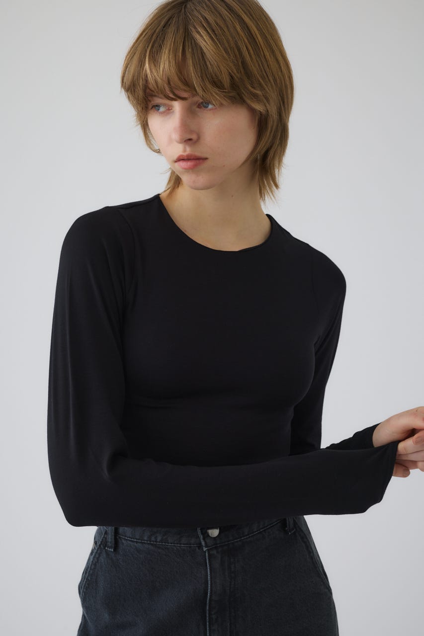 2/4- order start Cropped tight tops BLK FREE