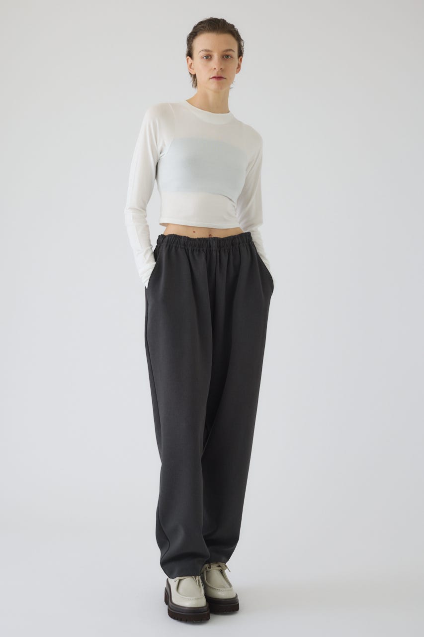 2/4- order start Cropped tight tops O/WHT FREE