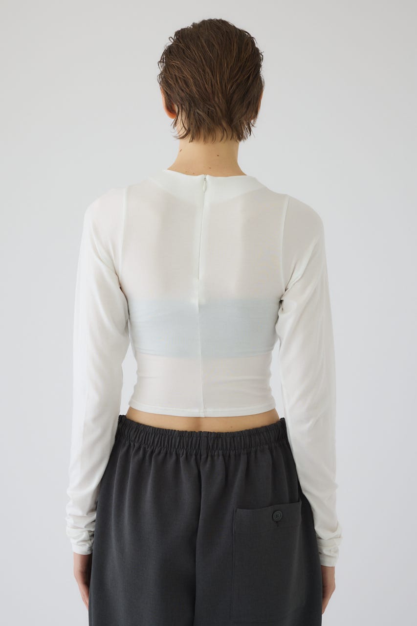 2/4- order start Cropped tight tops O/WHT FREE