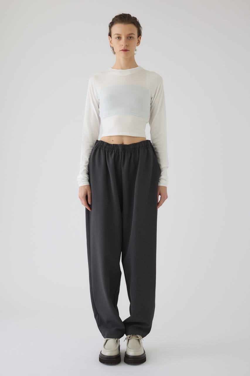 2/4- order start Cropped tight tops O/WHT FREE