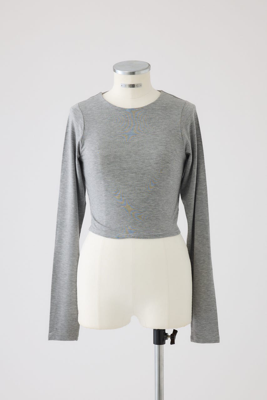 2/4- order start Cropped tight tops T.GRY FREE