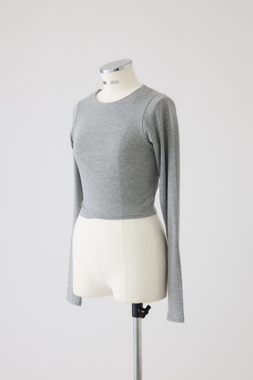 2/4- order start Cropped tight tops T.GRY FREE