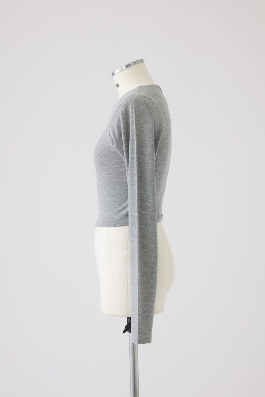 2/4- order start Cropped tight tops T.GRY FREE