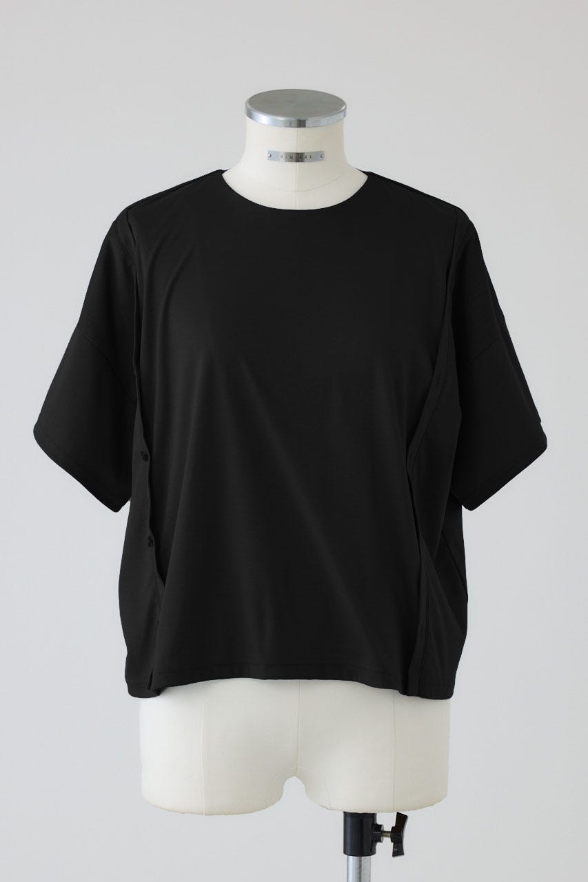 Refined 2way cut tops BLK FREE