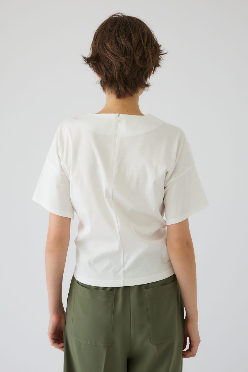 Refined 2way cut tops WHT FREE