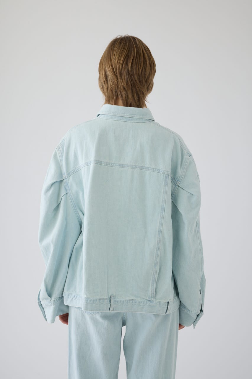 Big puff sleeve denim JK BLU 36