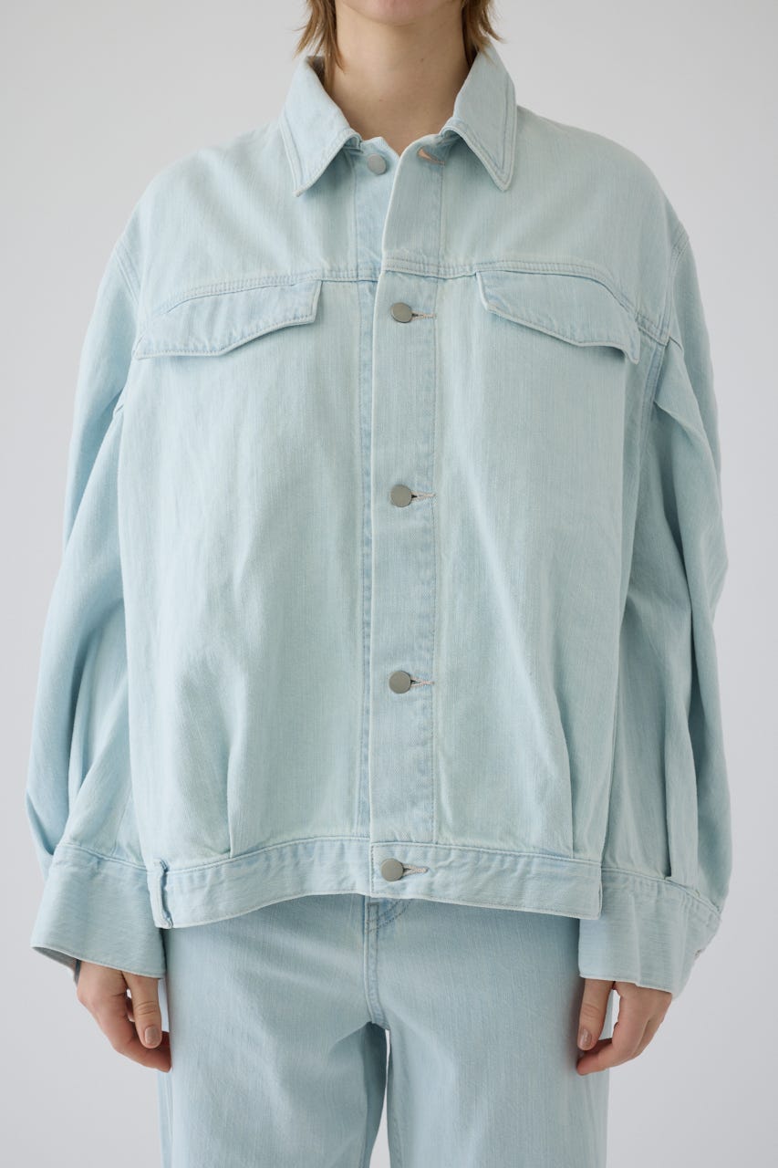 Big puff sleeve denim JK BLU 36