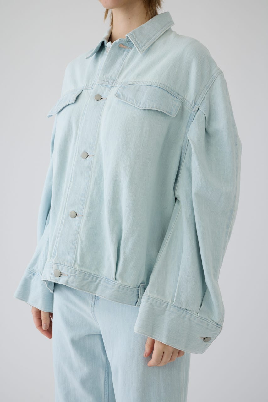 Big puff sleeve denim JK BLU 36