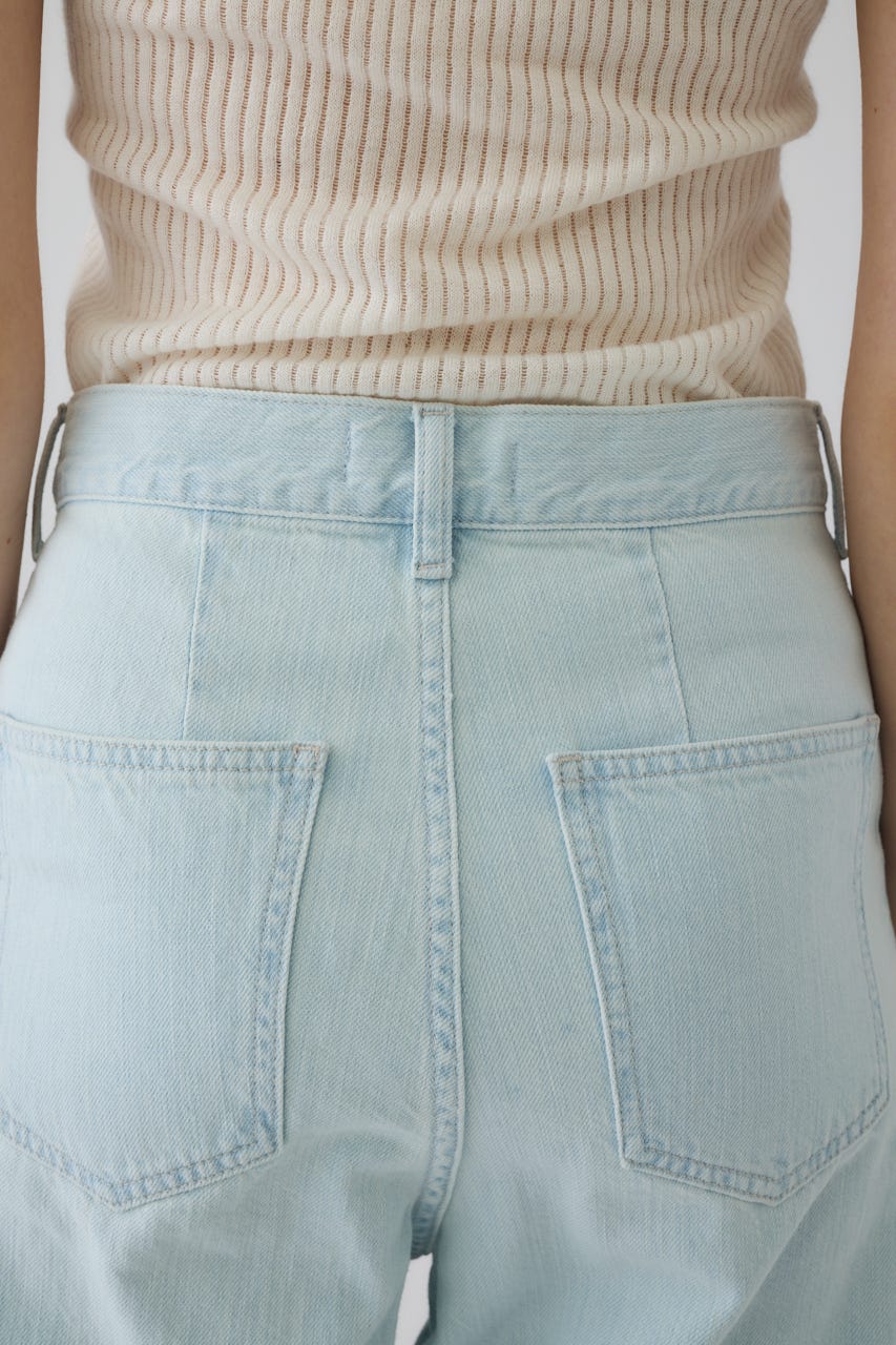 3/4 order start Stylish work denim PT BLU 36