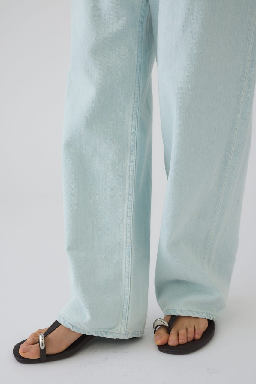 3/4 order start Stylish work denim PT BLU 36