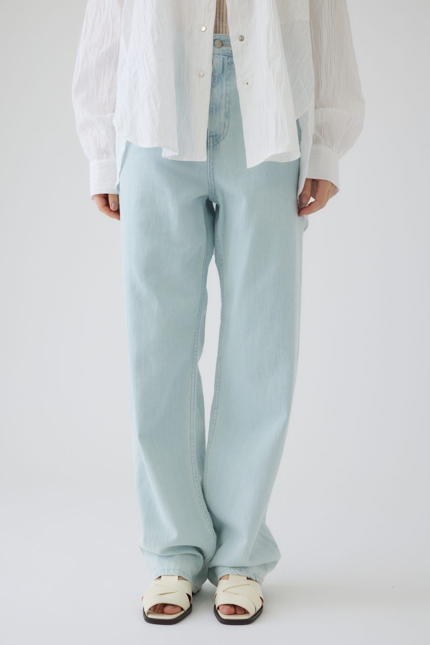 3/4 order start Stylish work denim PT BLU 36