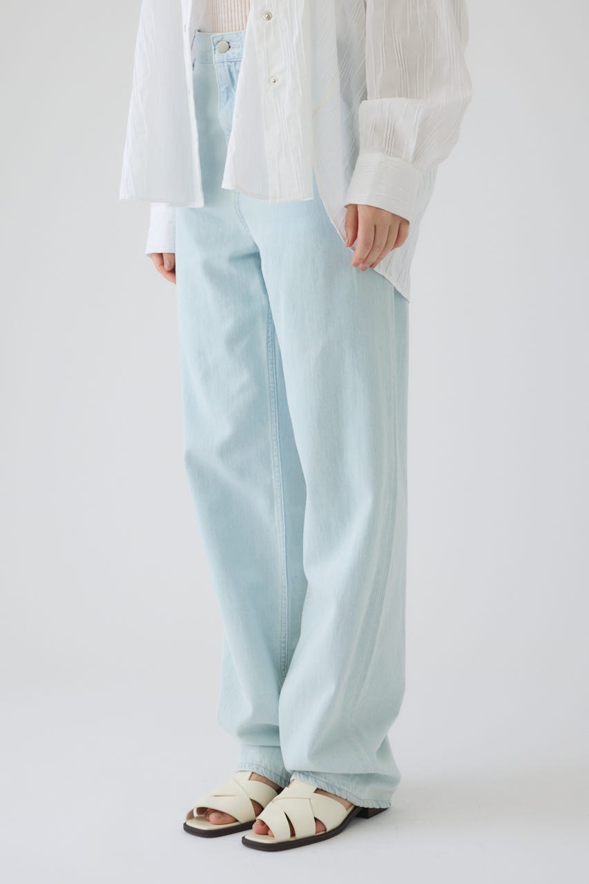 3/4 order start Stylish work denim PT BLU 36