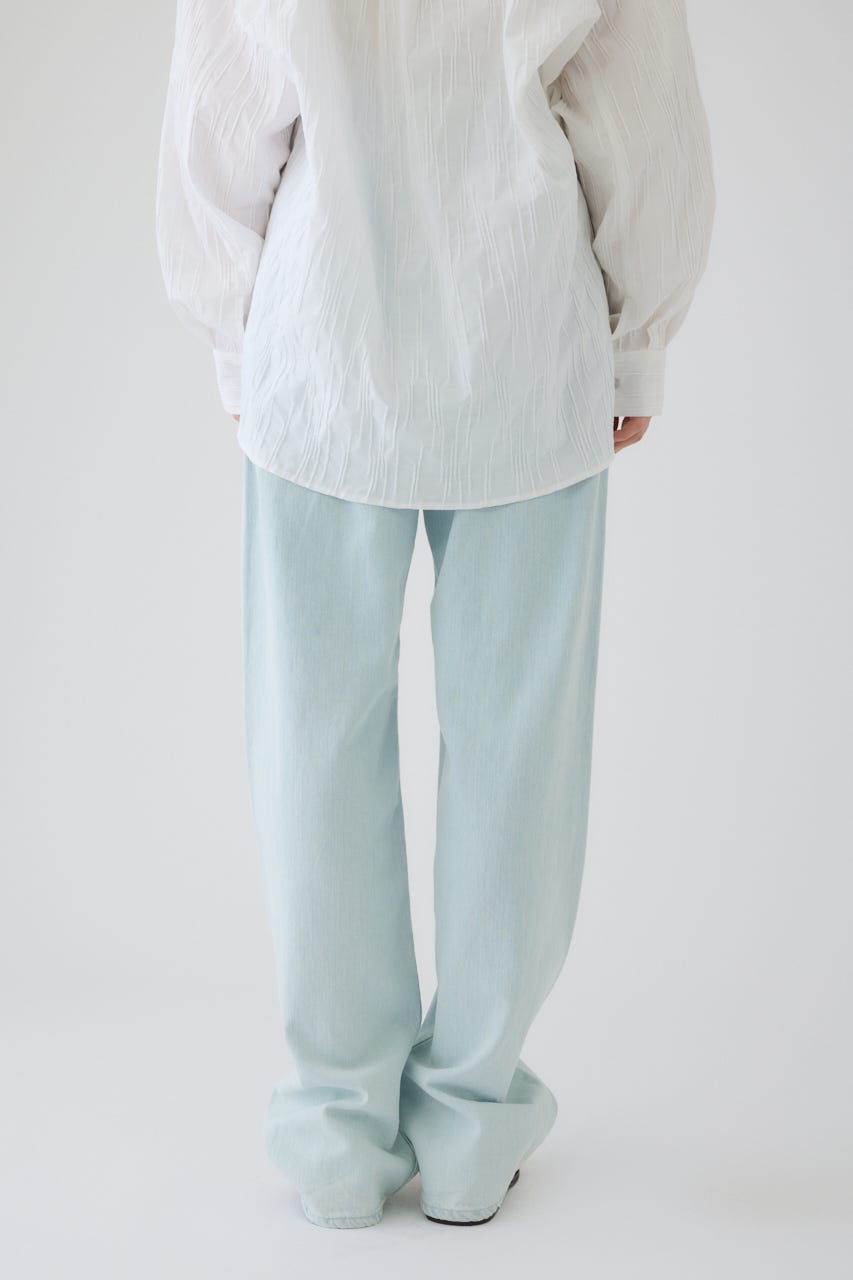 3/4 order start Stylish work denim PT BLU 36