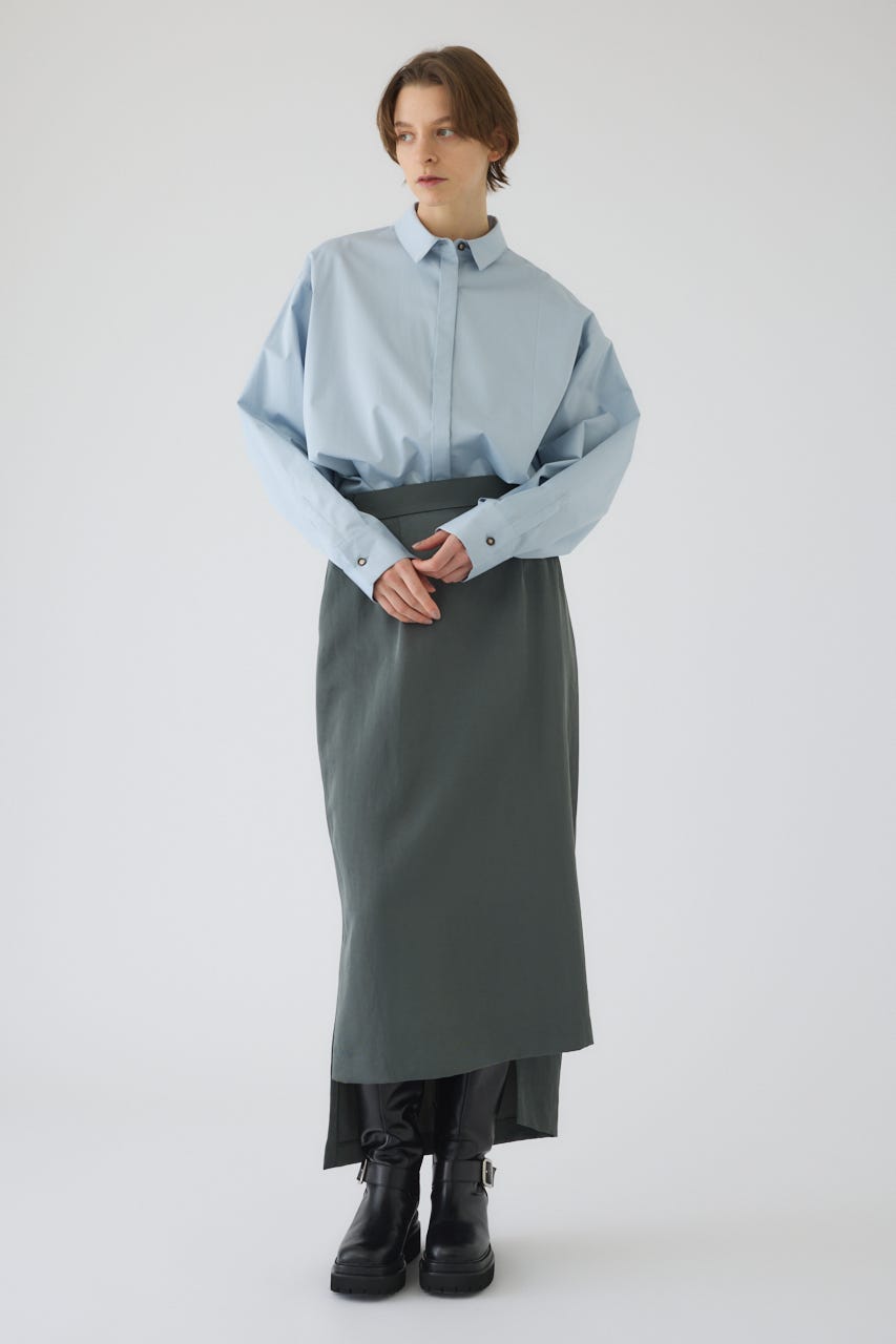 12/3- order start Oversized asymmetry SH L/BLU FREE