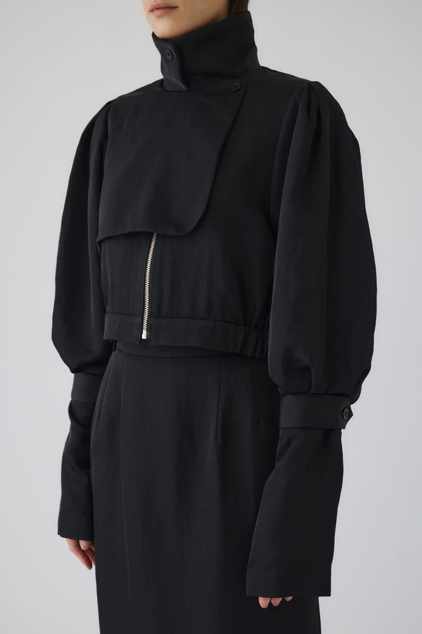 12/3- order start Zip-up puff JK BLK FREE