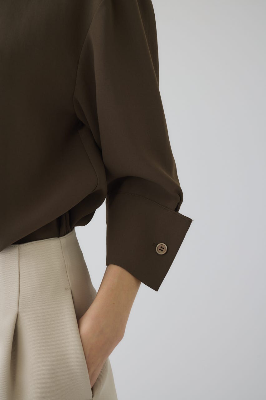 2/4- order start W-collar classical blouse KHA FREE