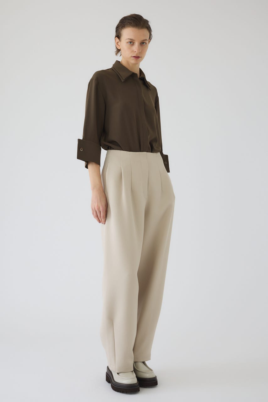 2/4- order start W-collar classical blouse KHA FREE