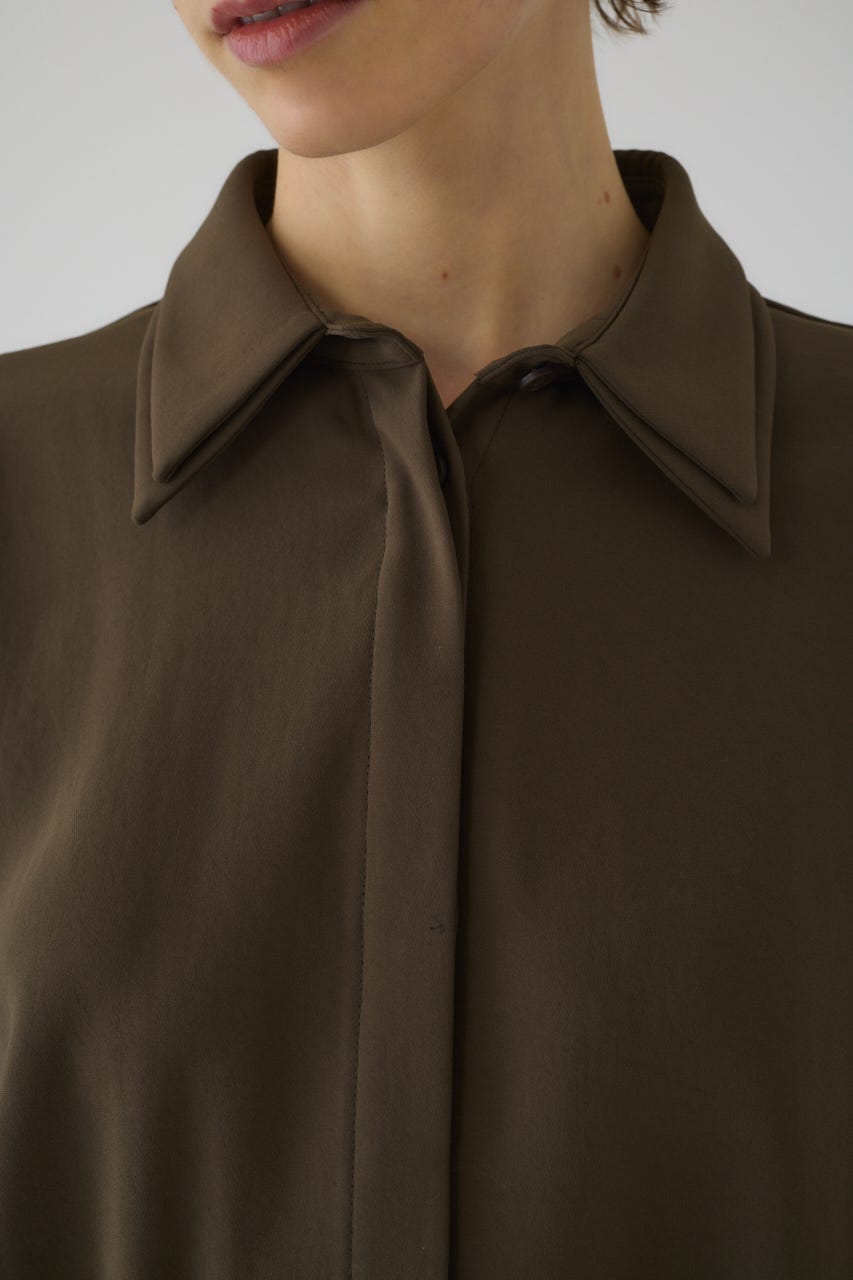 2/4- order start W-collar classical blouse KHA FREE