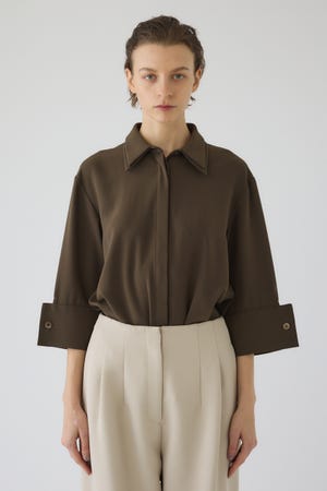2/4- order start W-collar classical blouse
