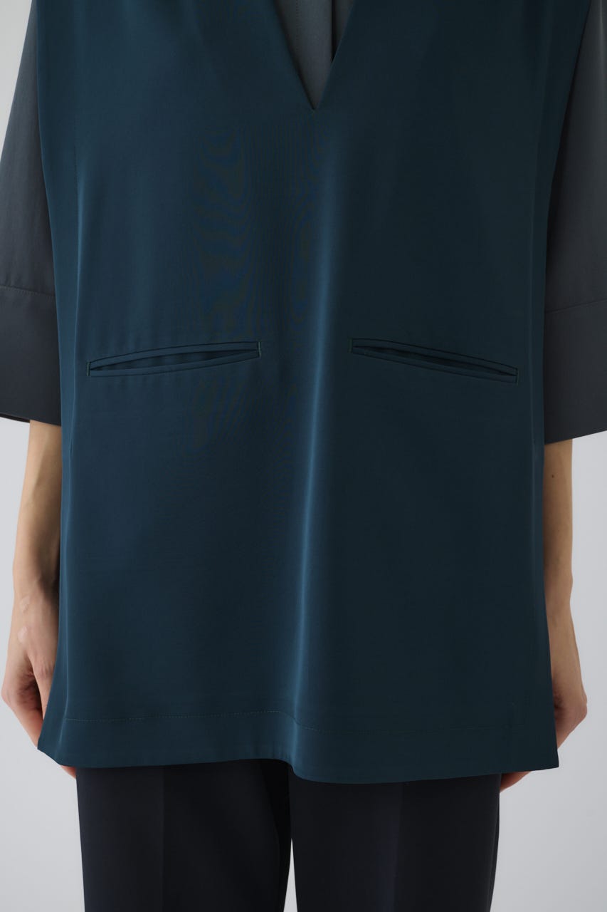 2/4- order start Sharp neck cape D/GRN FREE