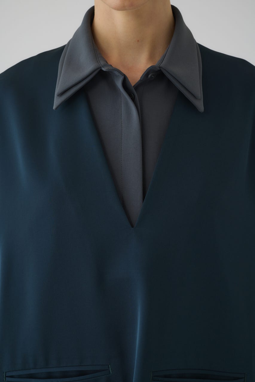 2/4- order start Sharp neck cape D/GRN FREE