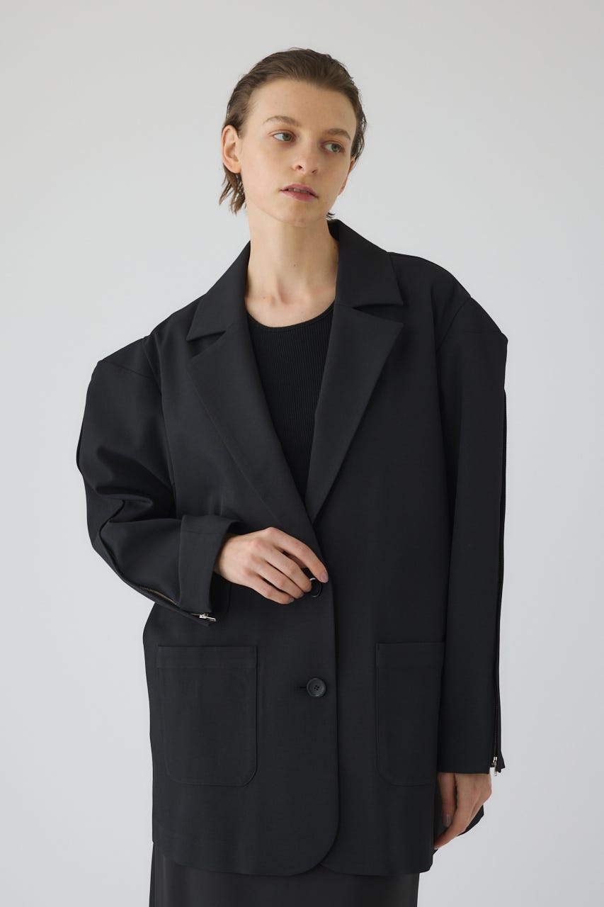 2/4- order start Open sleeve tailored JK BLK FREE