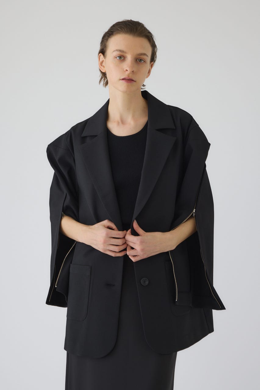 2/4- order start Open sleeve tailored JK BLK FREE