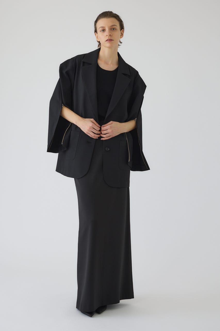 2/4- order start Open sleeve tailored JK BLK FREE