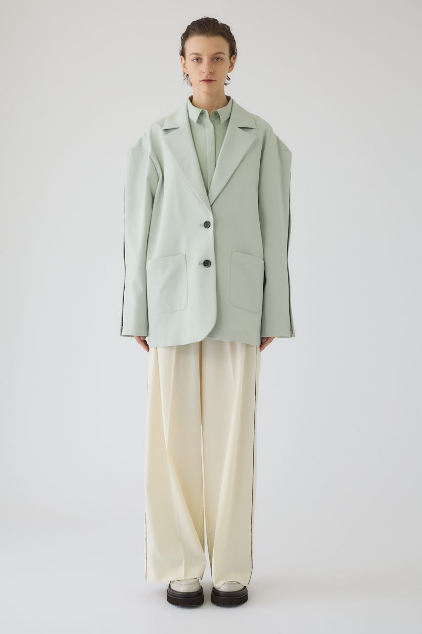 2/4- order start Open sleeve tailored JK L/GRN FREE