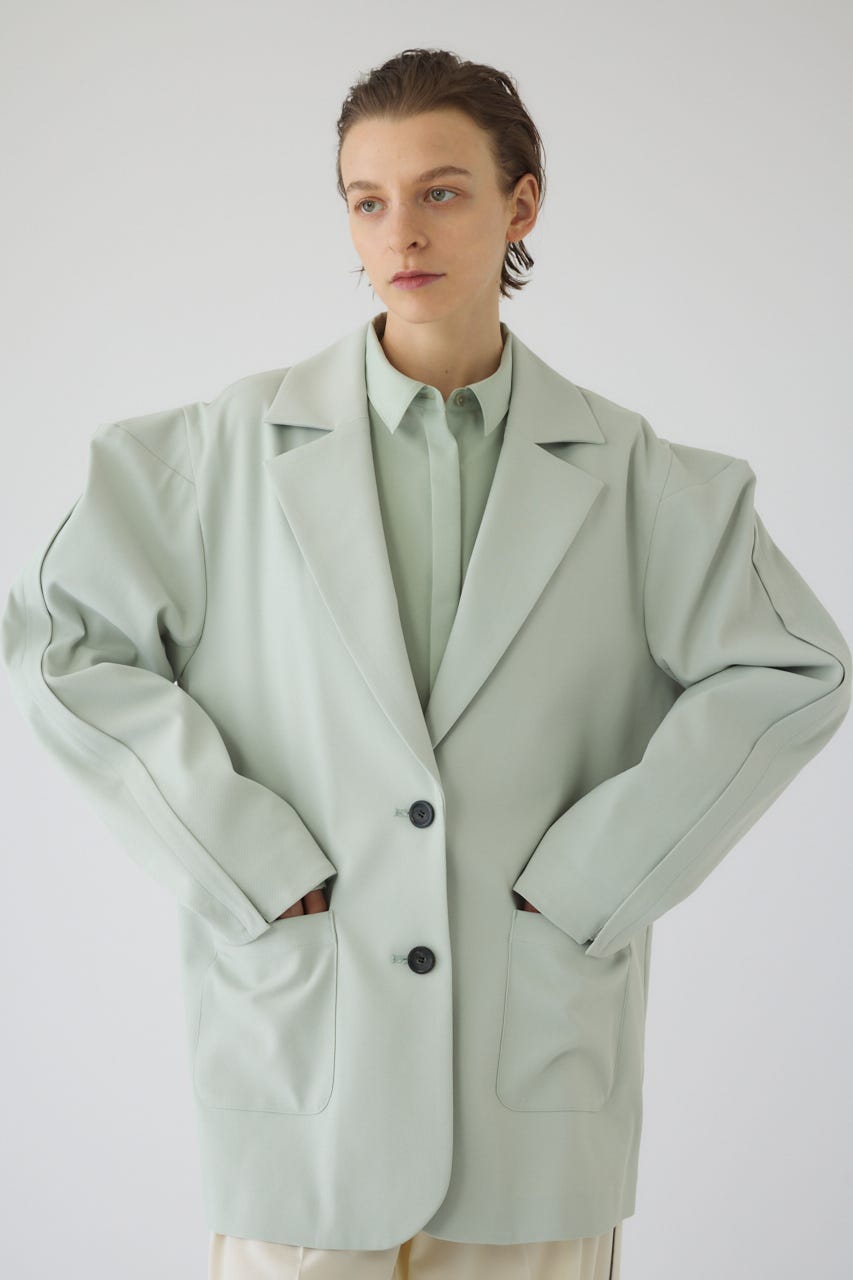 2/4- order start Open sleeve tailored JK L/GRN FREE