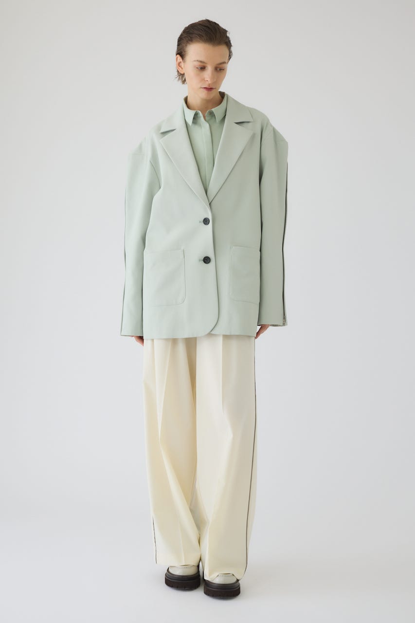 2/4- order start Open sleeve tailored JK L/GRN FREE