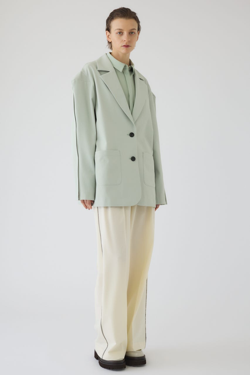 2/4- order start Open sleeve tailored JK L/GRN FREE