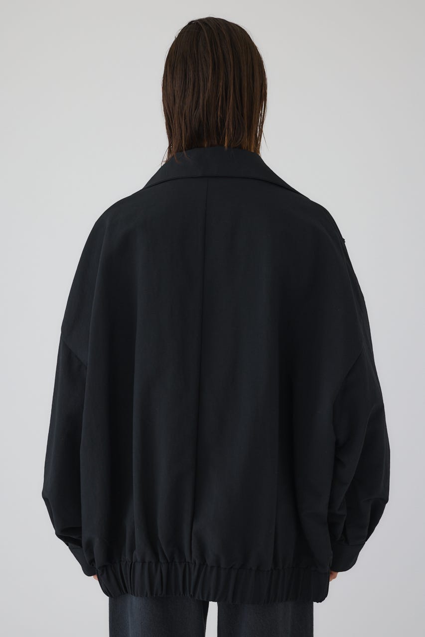 3/4 order start W-zip stand collar JK BLK FREE