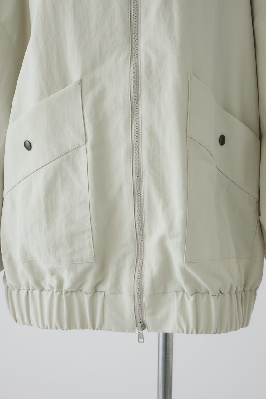 3/4 order start W-zip stand collar JK L/GRY FREE