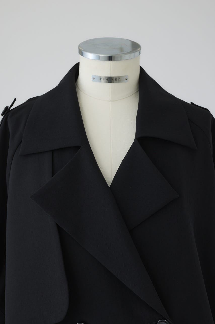 Soft trench JK BLK FREE